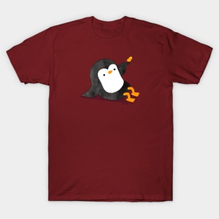 Penguin with autumn leaf T-Shirt